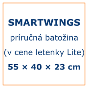 Batoh do lietadla Smartwings – príručná batožina (v cene letenky Lite) 55 × 40 × 23 cm 